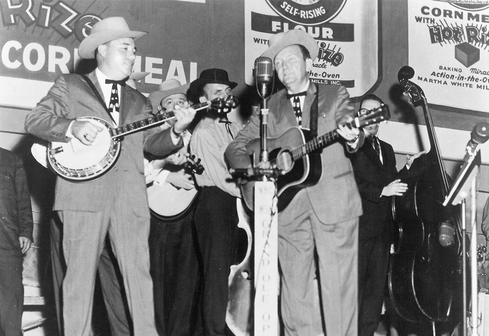 vintage image of the flour peddlers preforming