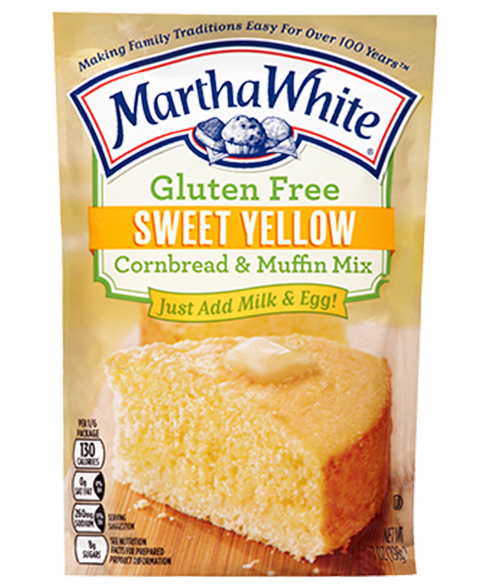 martha white gluten free sweet yellow cornbread and muffin mix