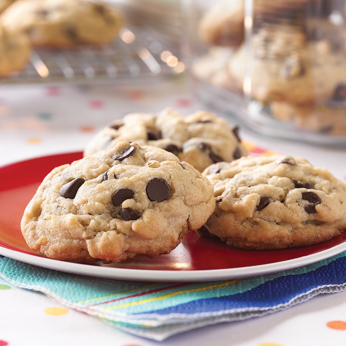 chocolate chip "muffin" cookies