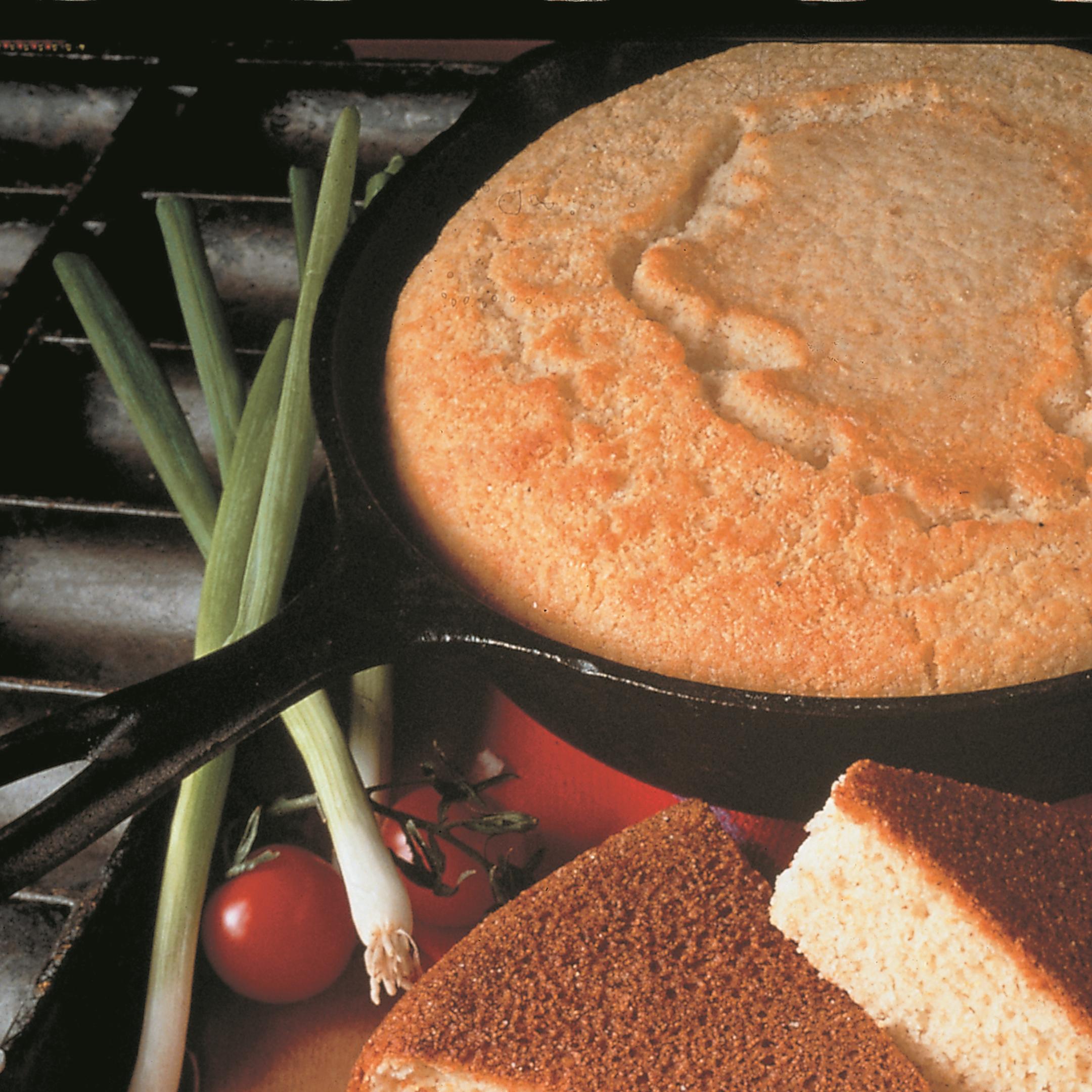 cornbread in a skillet