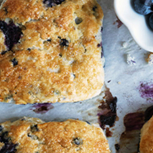 blueberry scones