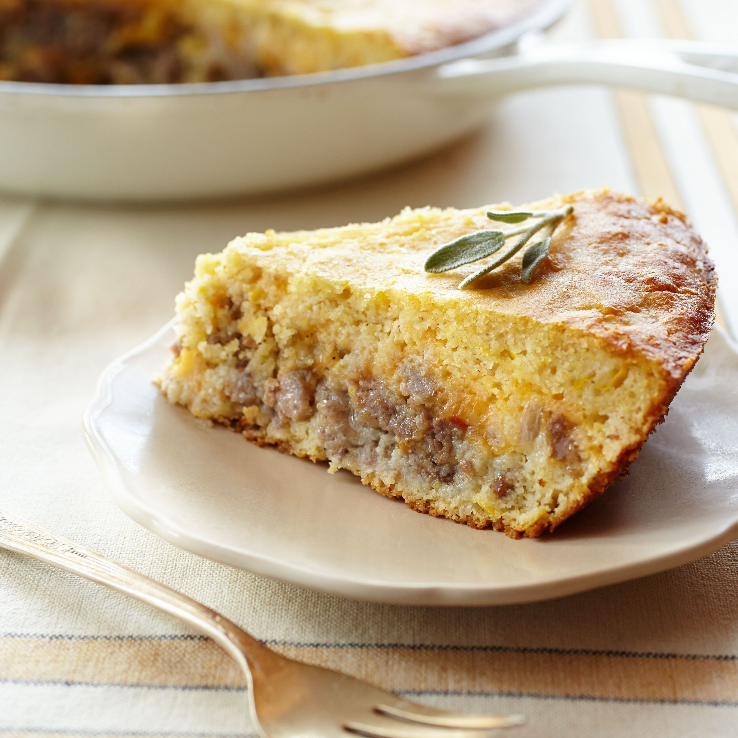 Sausage Cornbread Bake