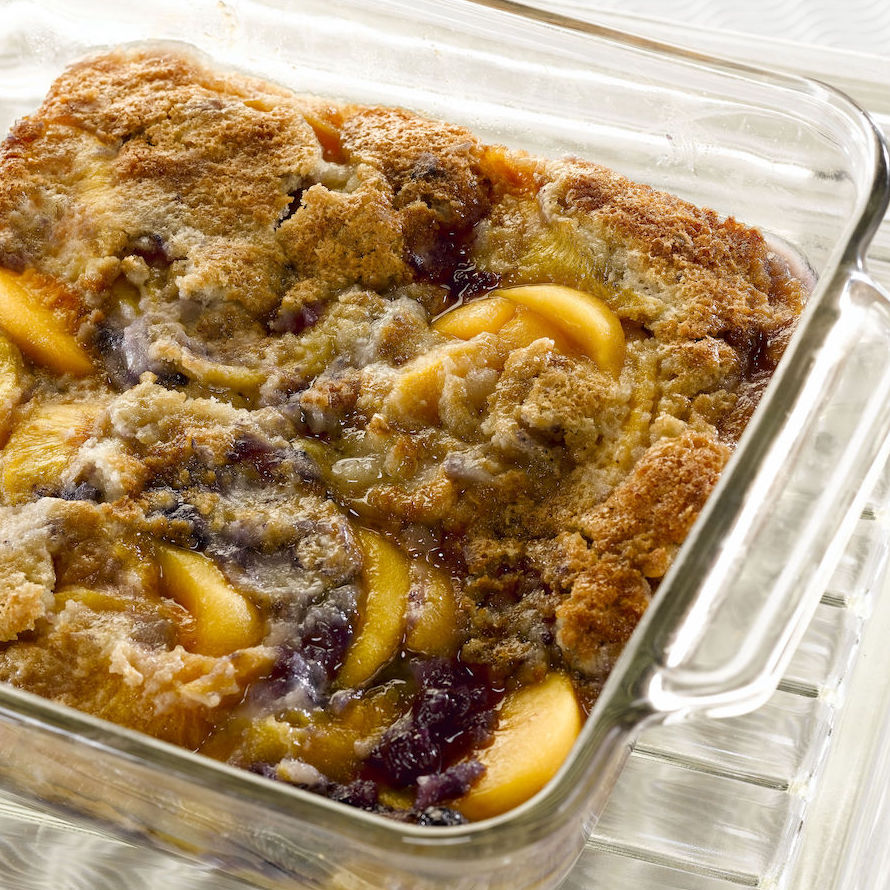 Country Blues Peach Cobbler