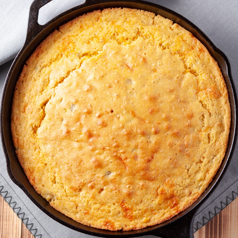 Apple, Sausage, and Cheese Cornbread