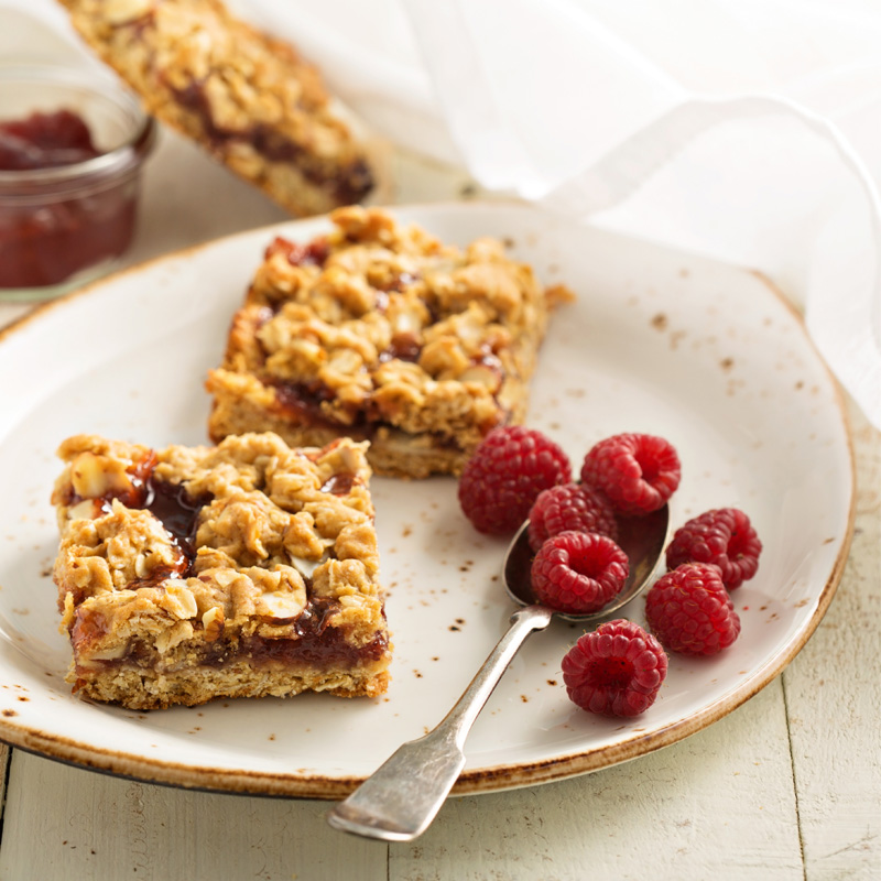 Almond Raspberry Bars