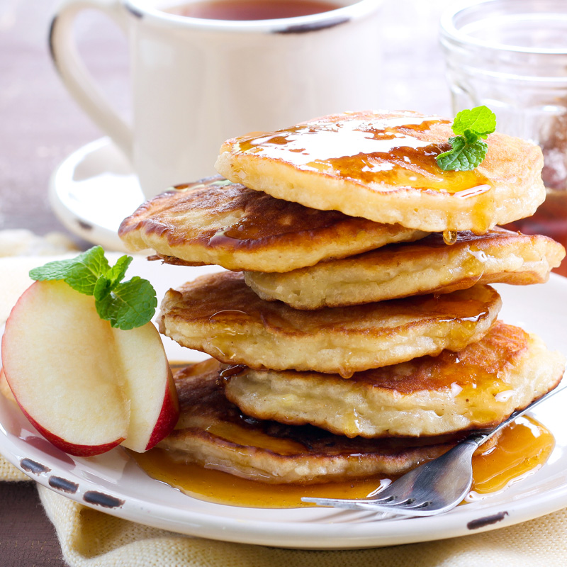 apple shredded pancakes