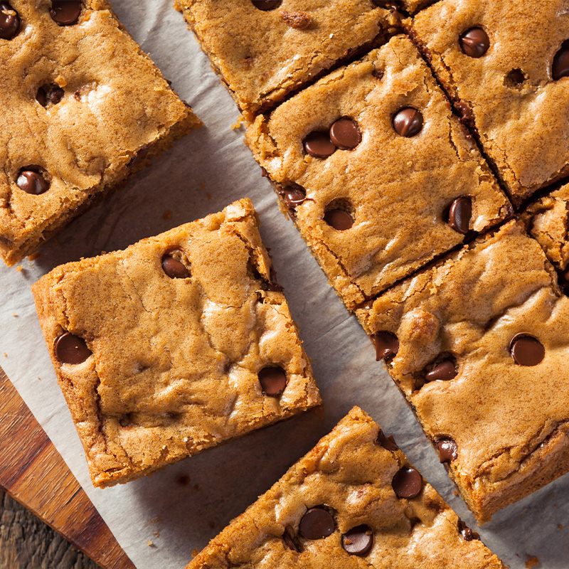 Chocolate Chip Crumble Bars