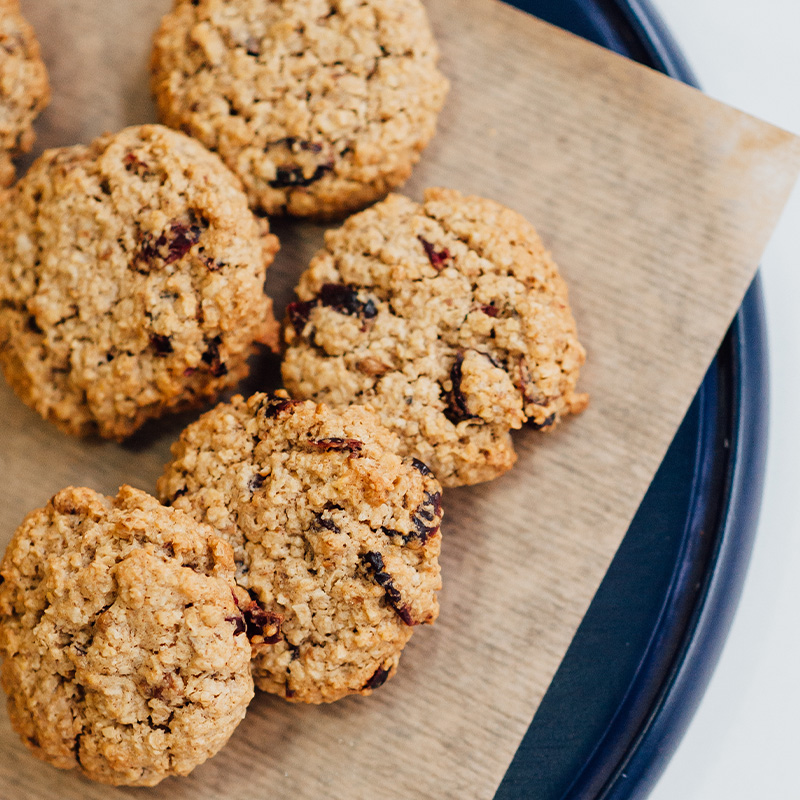 cranberry almond oatmeal cookies