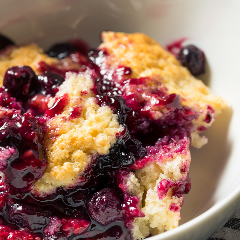 Easy Summer Berry Cobbler