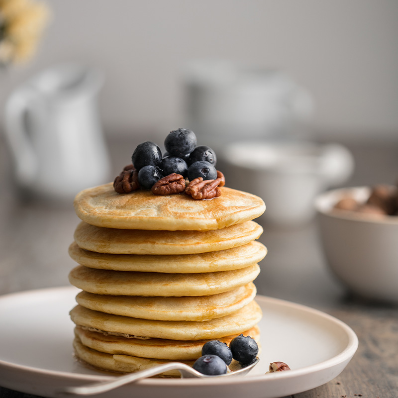 Blueberry Pecan Pancakes