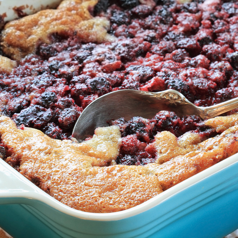 Lazy Days Blackberry Cobbler