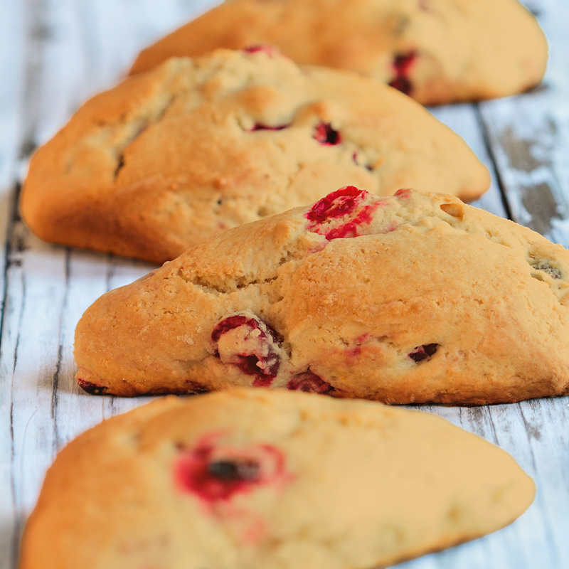 souther orange berry scones