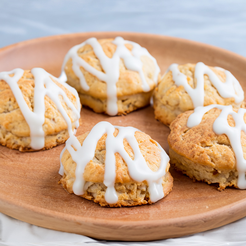Sticky Cinnamon Biscuits