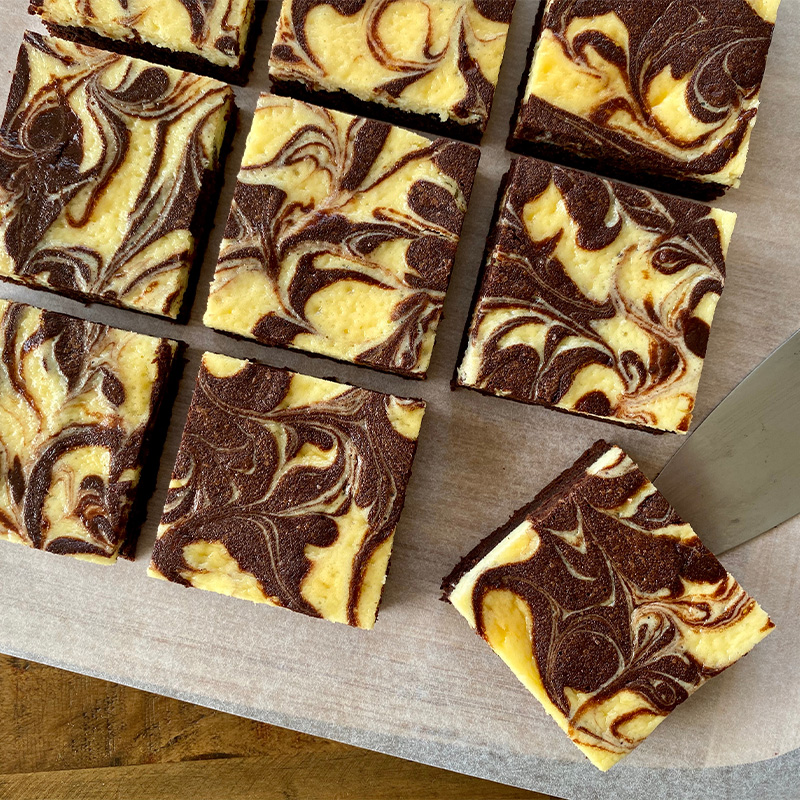 tuxedo brownies