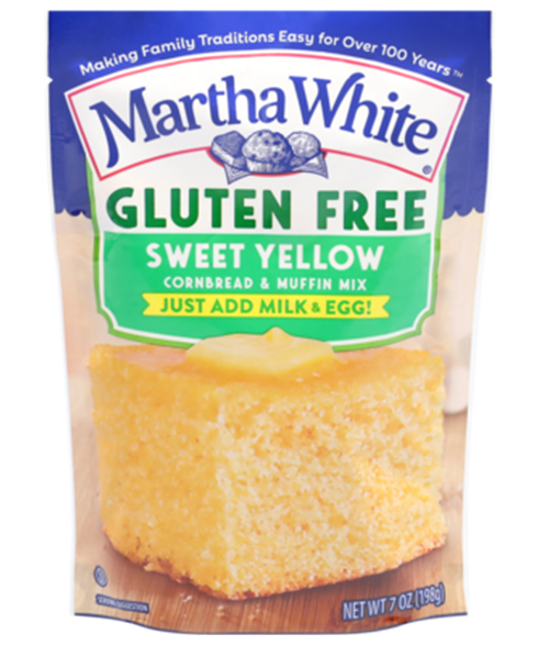 Martha White Gluten Free Sweet Yellow Cornbread and Muffin Mix